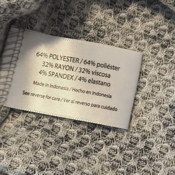 Peace & Pearls Leopard Print Sweater – Size Large - Picture 3 of 4